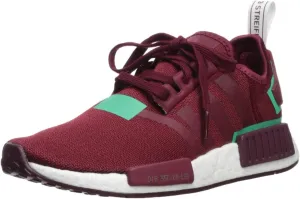 adidas Originals womens Nmd_r1 Running Shoe, Collegiate Burgundy/Collegiate Burgundy/Green, 11 US