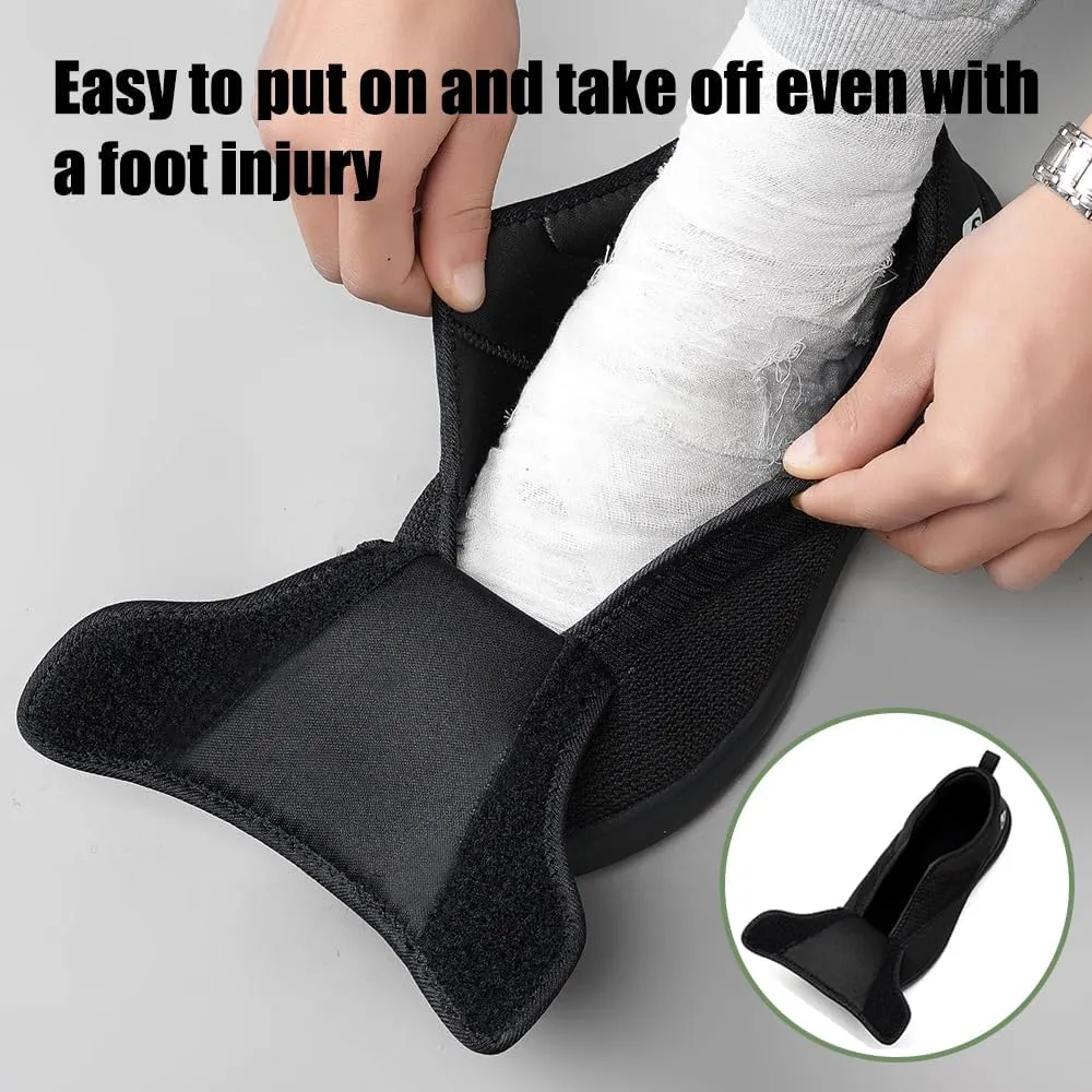 Aipaisteps Mens Extra Wide Diabetic Shoes Adjustable Walking Shoes for Swollen Feet Orthopedic Relief Foot Pain Neuropathy Shoes