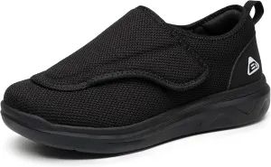 Aipaisteps Mens Extra Wide Diabetic Shoes Adjustable Walking Shoes for Swollen Feet Orthopedic Relief Foot Pain Neuropathy Shoes