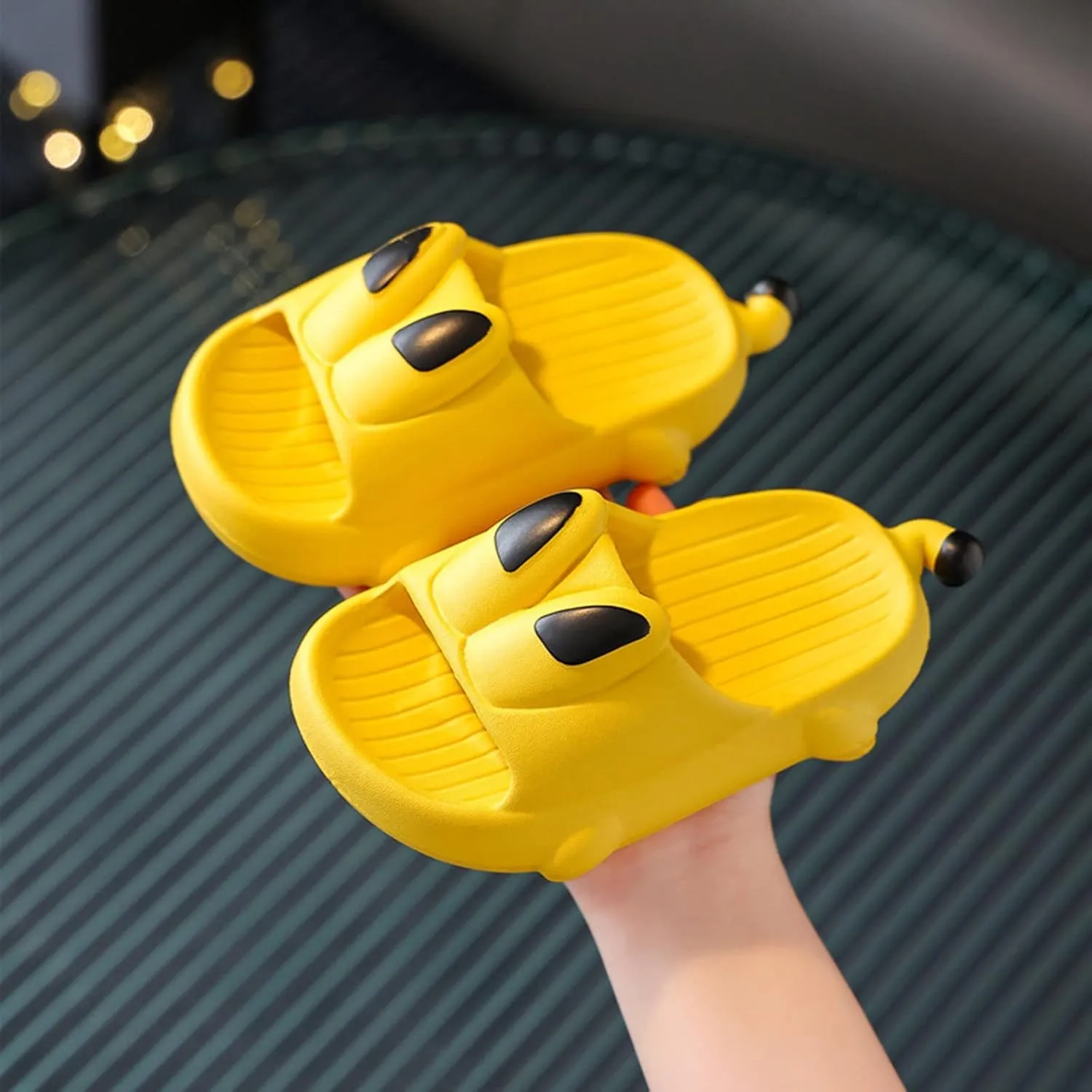 Bedtime Slippers Kids Children Boys Girls Summer Slippers Quick Dry Shower Cute Cartoon Indoor Girls Elephant Slippers