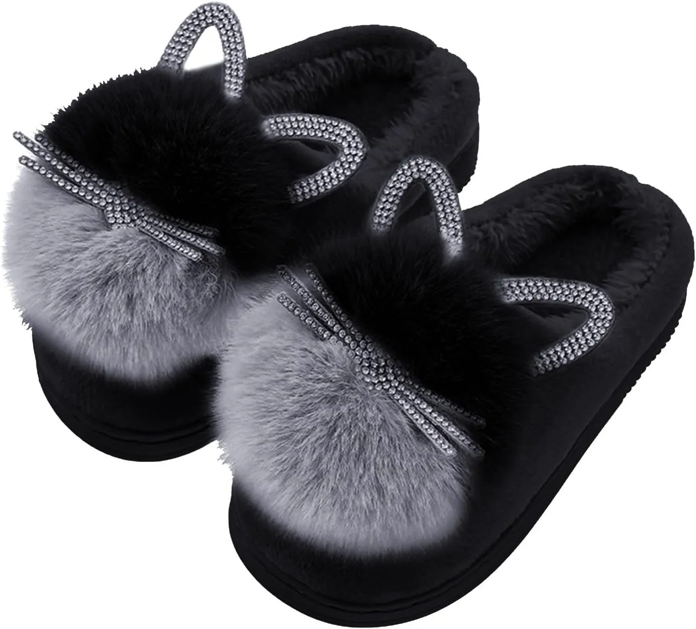 Big Girl Shoe Kids Children's Boys Girls Winter Fall Plush Shoes Indoor Warm and Cute Flock Softball Sandals for Girls