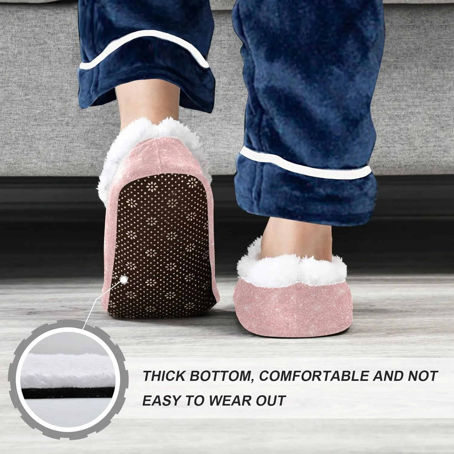 Boccsty Custom Boys Girls Slippers Kids Toddler Slippers Animal Slippers Warm Slippers Winter Slippers