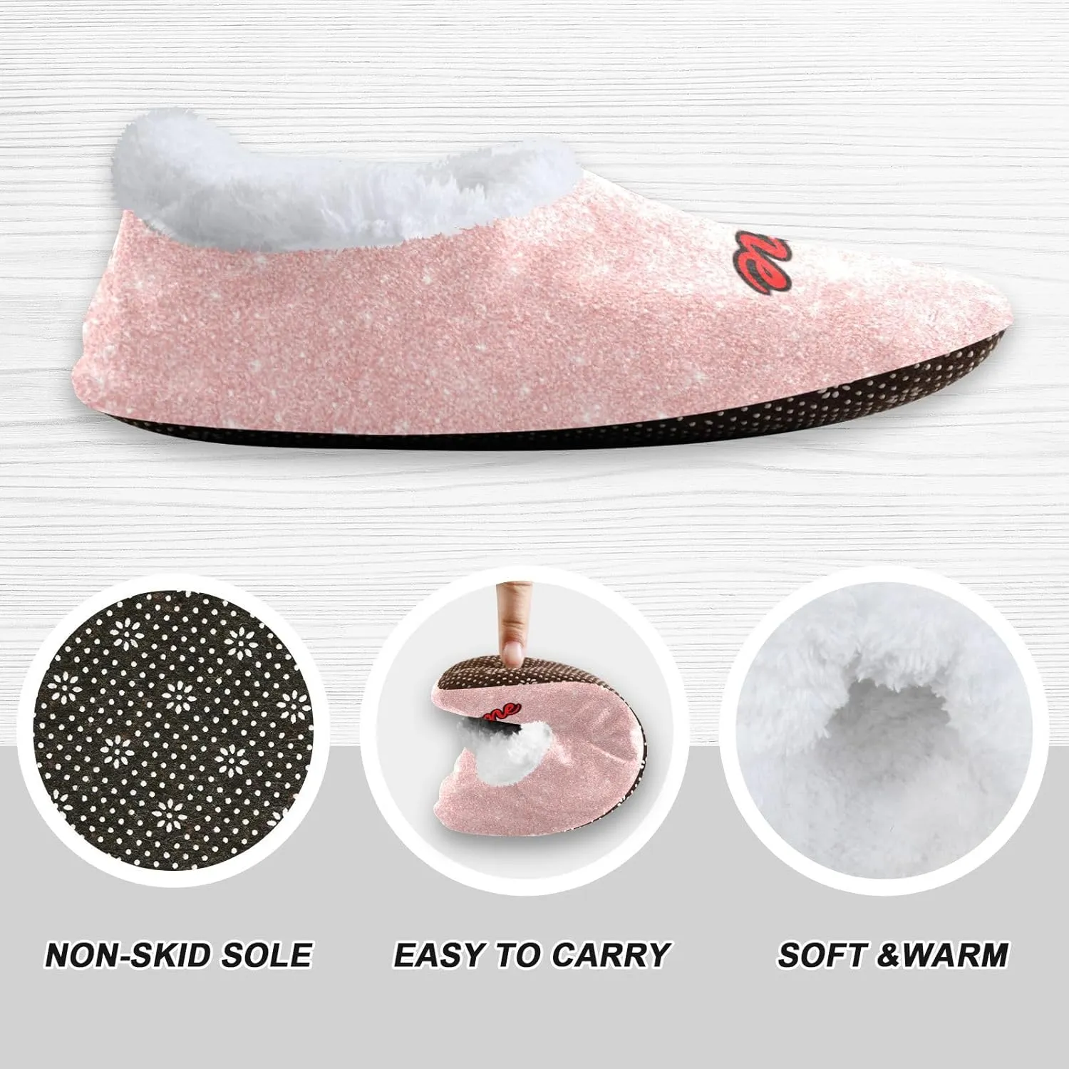 Boccsty Custom Boys Girls Slippers Kids Toddler Slippers Animal Slippers Warm Slippers Winter Slippers