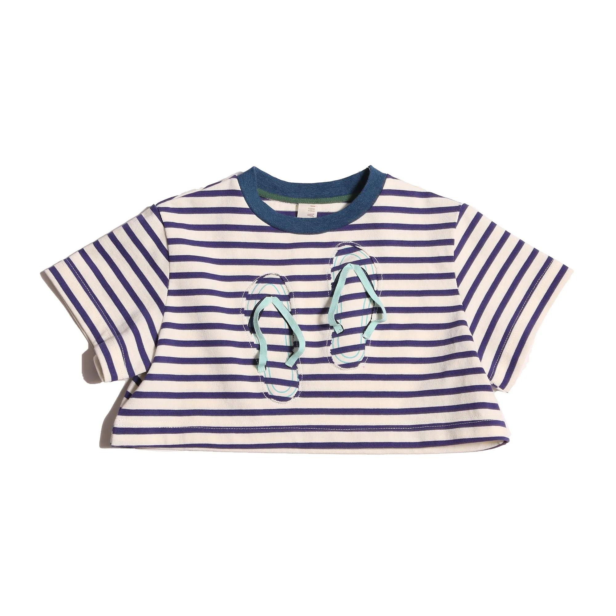 FLIP FLOP CROPPED TEE
