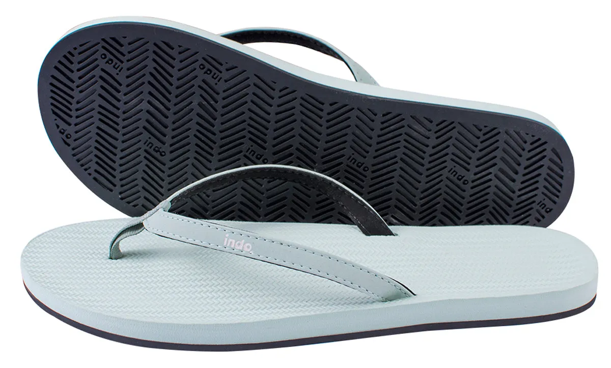 Indosole Essentials Flip Flops Women Light Leaf