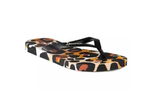 Ipanema Womens Animale Print II White Black Orange