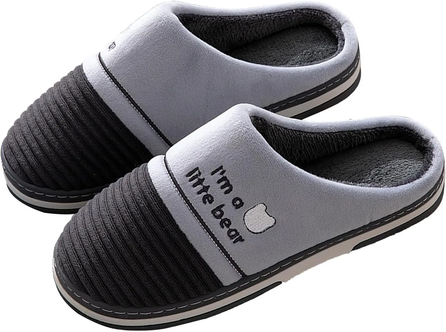 Mens Couple Cotton Slippers Home Lightweight Warm Slippers Christmas Animal Cotton Slippers Mens Slippers 9