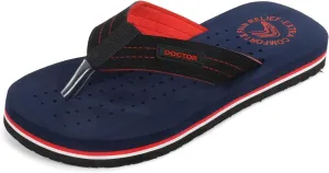 Men's Diabetic & Orthopedic Comfort Slipper, Flip-Flop, Black, Flat, Slip On, Rubber Sole, Open Toe, Strapless, EVA, Adults, Male