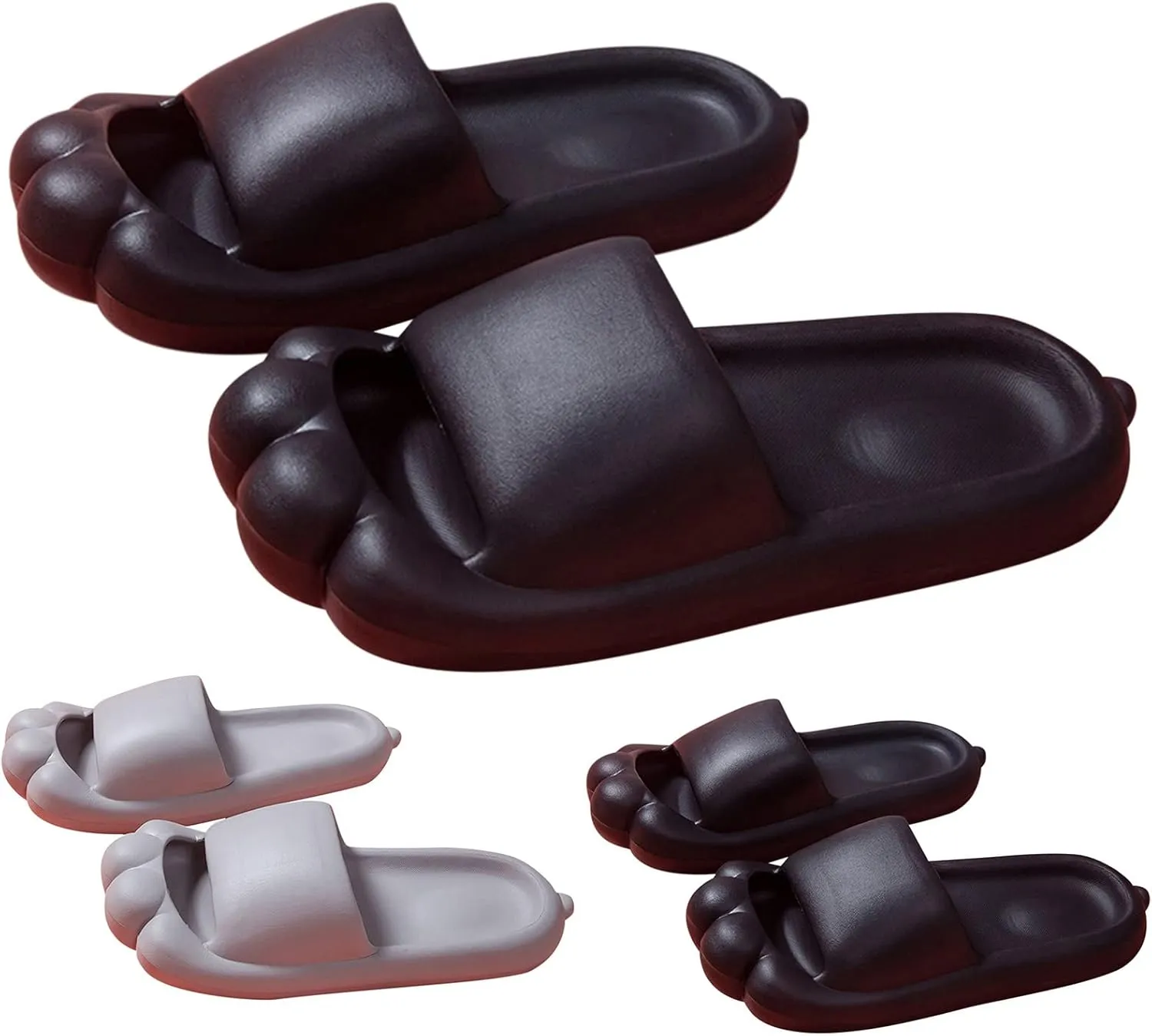 Mens Slippers Slides for Women Bathroom Slippers Men Shower Shoes Women Ultimate Comfort Pool Open Toe