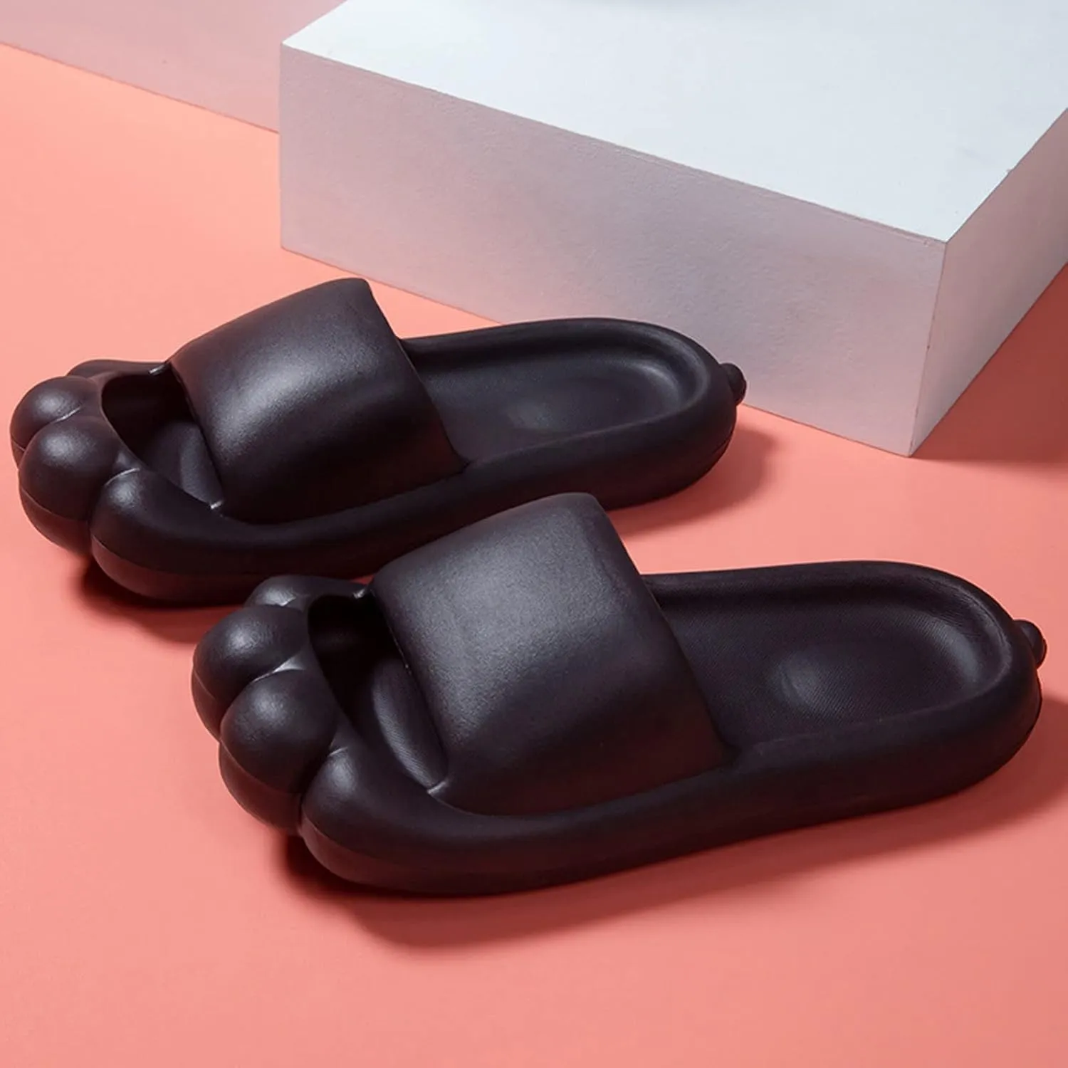 Mens Slippers Slides for Women Bathroom Slippers Men Shower Shoes Women Ultimate Comfort Pool Open Toe