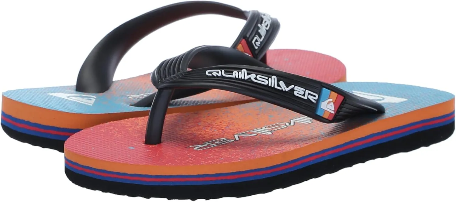 Quiksilver Boy's Molokai Art Ii 3 Point Flip Flop Sandal