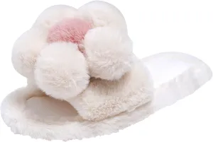 SBGMoSJ Matching Bedroom Slippers for Couples Waterproof Snow Slippers House Slippers for Women Fluffy Slippers for Men Memory Foam Christmas Stocking Stuffers Gifts for Wife 2023