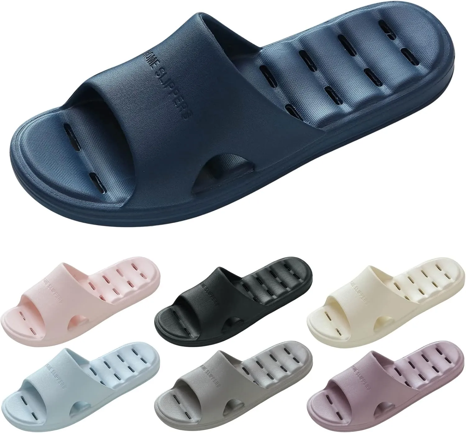 Shower Slippers for Men Shower Slides Men Shoes Quick Drying Sandals Indoor and Outdoor Indoor Home Beach Non Slip Sandal House Slides Ultra Comfort Non Slip Sandals and Outdoor Men's Athletic