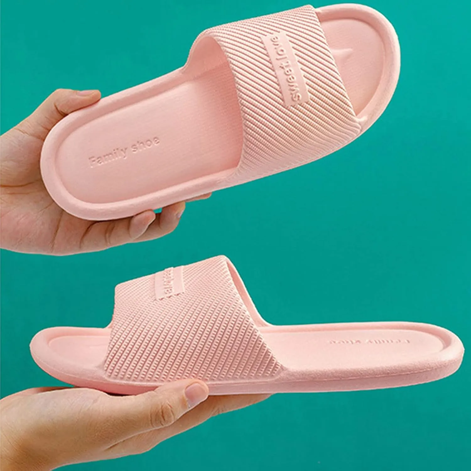 Slides for Men Shower Shoes Women Mens Slippers Slides for Women Living Room Drainage Hole Ultra Comfort Slippers