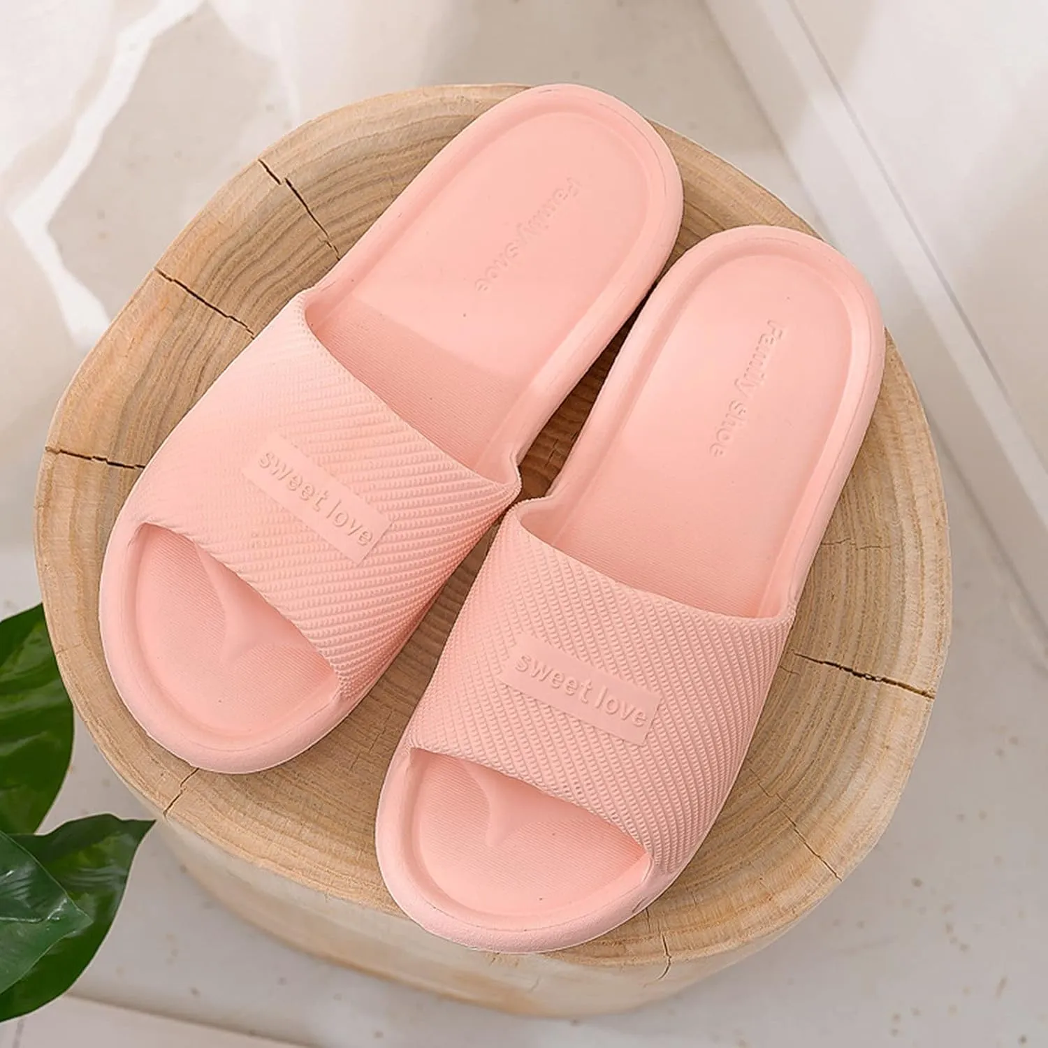 Slides for Men Shower Shoes Women Mens Slippers Slides for Women Living Room Drainage Hole Ultra Comfort Slippers