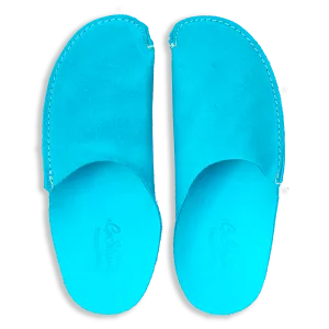 Turquoise CP Slippers Minimalist