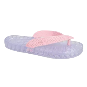 Wave - Clear Thong Sandal - Pink